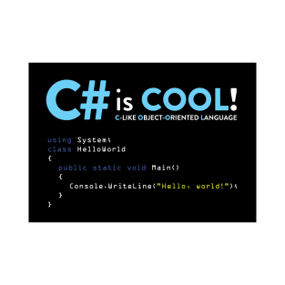 C# is COOL! T-Shirt