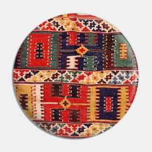 Antique Persian Qashqai Kilim Pin