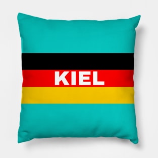 Kiel City in German Flag Pillow