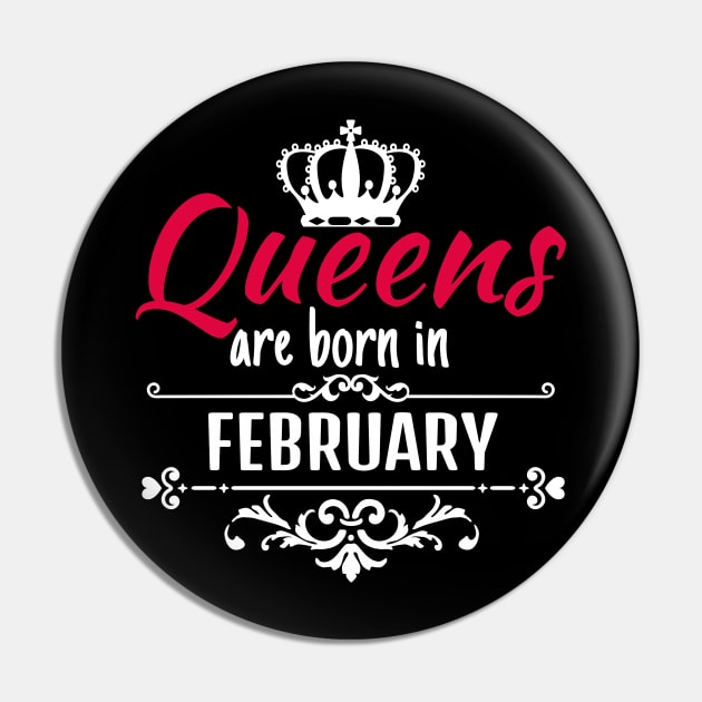 Queens are born in february Pin by boohenterprise