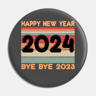 Happy New Year 2024 Pin