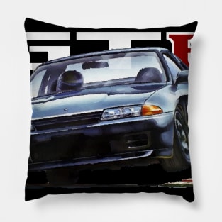 GTR R32 Skyline racing Pillow