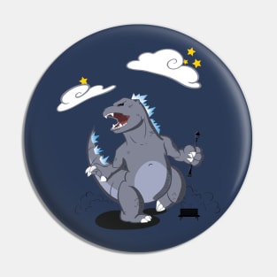 Godzilla La Land Pin