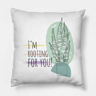 I'm rooting for you Pillow