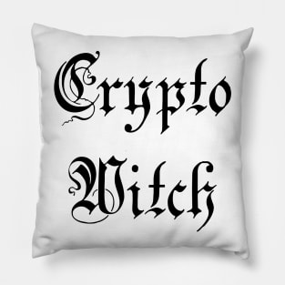 Crypto Witch Pillow