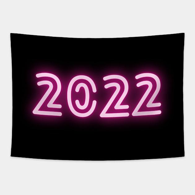 New year 2022 Tapestry by Ulka.art