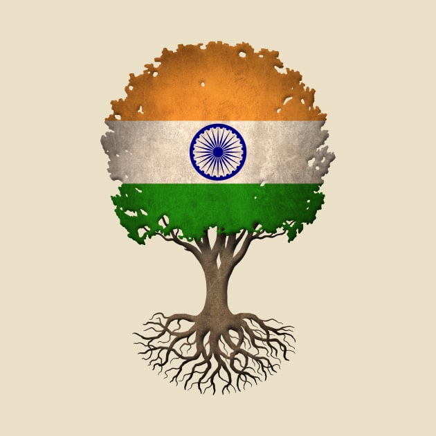 Tree of Life with Indian Flag by jeffbartels