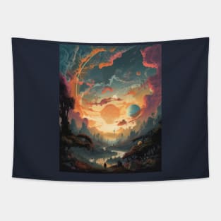 Midgar spectrum Tapestry