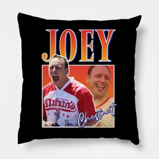 Joey Chestnut Fan art Pillow