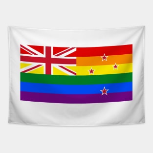 New Zealand LGBTQ Pride Flag Tapestry