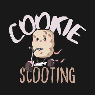 Funny E-Scooter, Cute Kawaii Cookie Driving Scooter T-Shirt