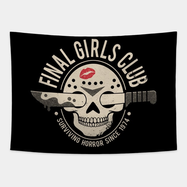 Final Girls Club Tapestry by DinoMike