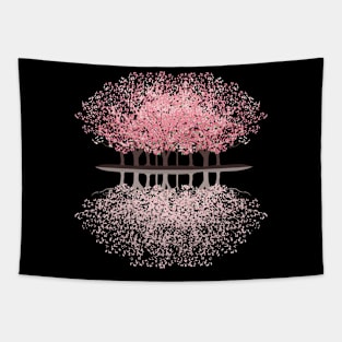 Bloom Reflection Elegance Tapestry