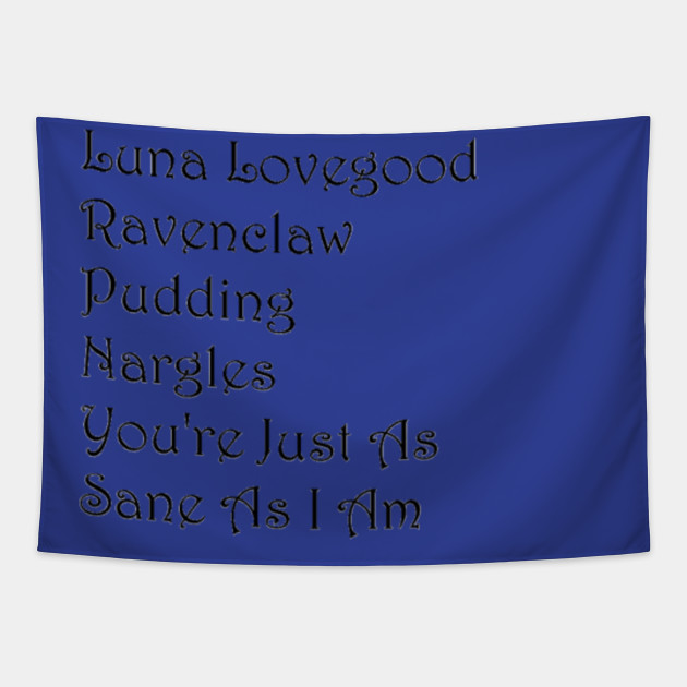 Luna Lovegood Aesthetics Luna Lovegood Tapestry Teepublic