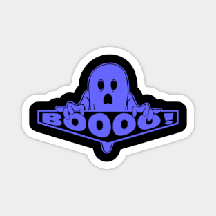 Cute Blue Halloween Ghost Magnet