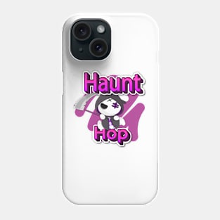 hunt hop zombie halloween funny rabitt hunting ghost Phone Case