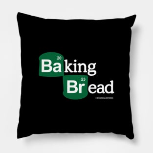 Baking Bread Parody Logo Dark Pillow