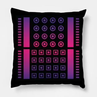 “Dimensional Screen (2)” - V.2 Purple - (Geometric Art) (Dimensions) - Doc Labs Pillow