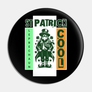 St Patrick leprechaun cool Pin