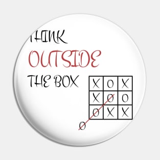 Think Outside The Box Gift Pin