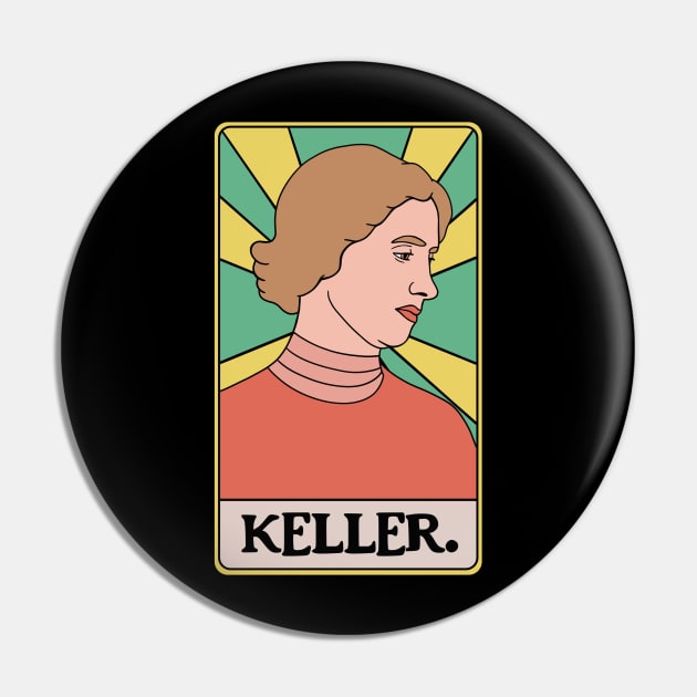 Helen Keller Tarot Card - Female Feminist Novelist Writer Author Literature Read Pin by isstgeschichte