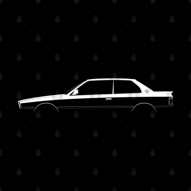 Maserati Biturbo Si Silhouette by Car-Silhouettes