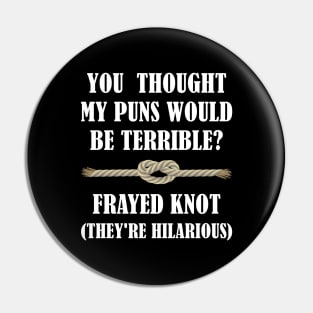 Frayed Knot Pin