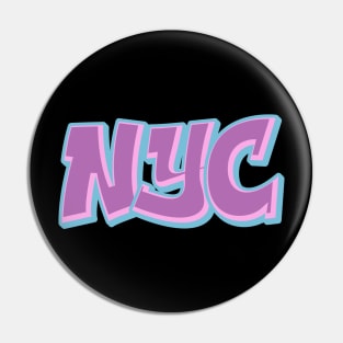 NYC (Pink/Ultra Blue) Pin