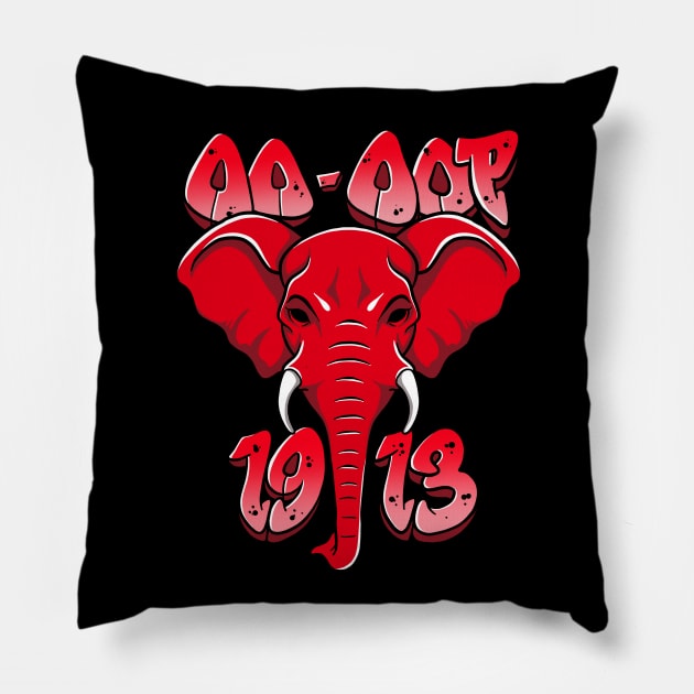 Oo-Oop 1913 Pillow by Pretty Phoxie LLC