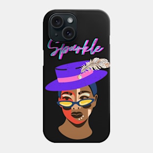 Good Vibes Beautiful Black Woman Phone Case