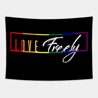 Love Freely Text Box Tapestry