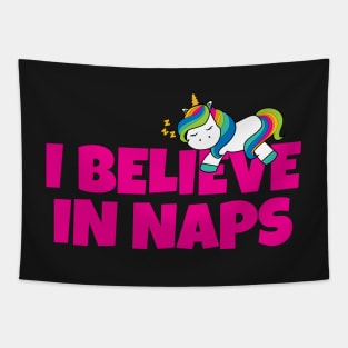 Believe In Naps Tapestry