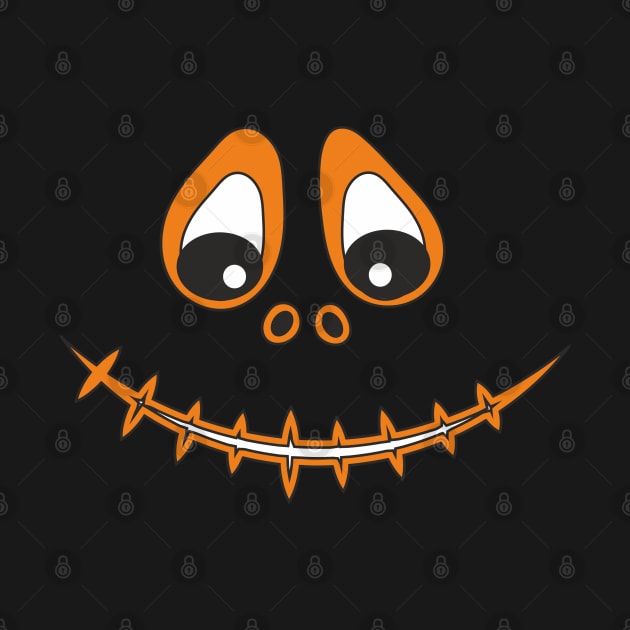 Halloween pumpkin face design by AJ techDesigns