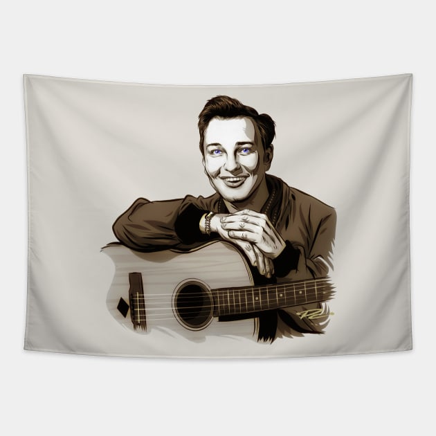 John D. Loudermilk - An illustration by Paul Cemmick Tapestry by PLAYDIGITAL2020