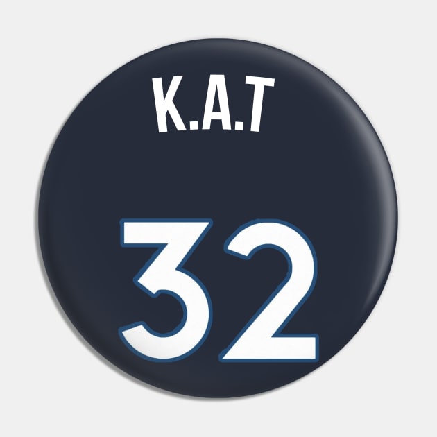 Karl Anthony Towns 'KAT' Nickname Jersey - Minnsota Timberwolves Pin by xavierjfong