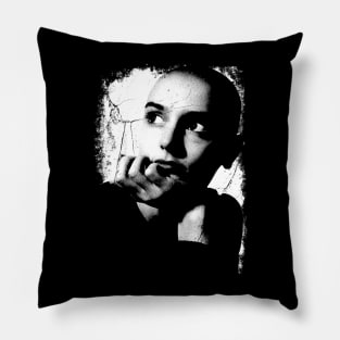 Sinead O'Connor Vintage Distressed Pillow