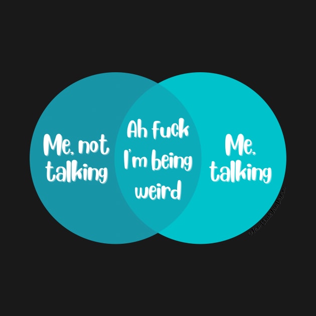 Venn Diagram Me talking vs. Me not talking by Jean-Claude Venn-Diagram