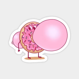 DONUT AND CHEWING GUM Magnet