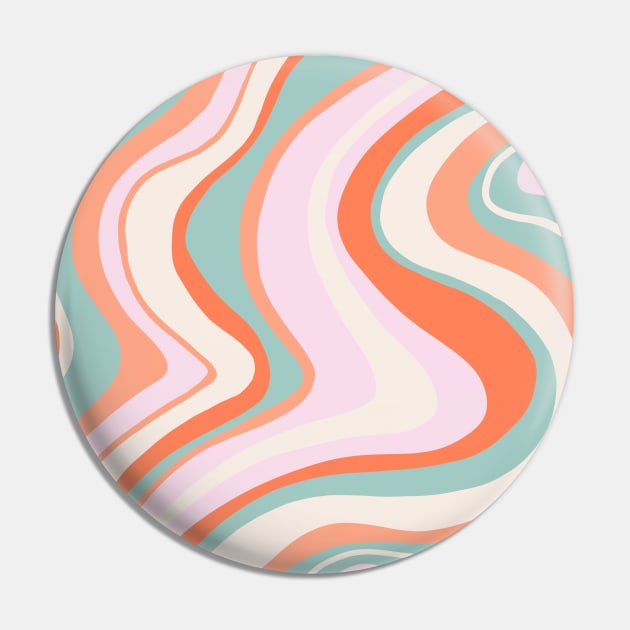 Psychedelic swirls - orange, pink and turquoise Pin by Home Cyn Home 