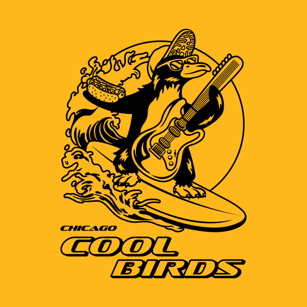 Chicago Cool Birds by Hey Riddle Riddle