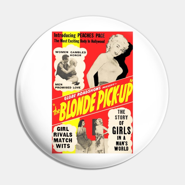 Blonde Pick-Up Pin by ZippyFraggle1