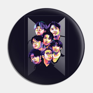 all member BTS kpop Pin