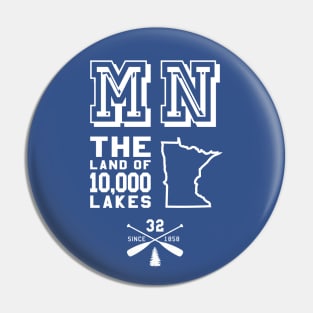 Minnesota MN Land of 10,000 Lakes Pin