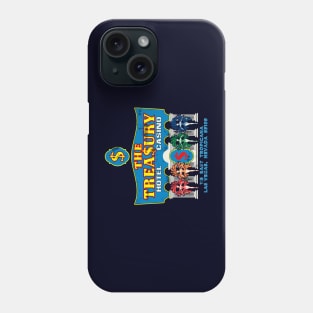 Vintage the Treasury Hotel Casino Las Vegas Phone Case