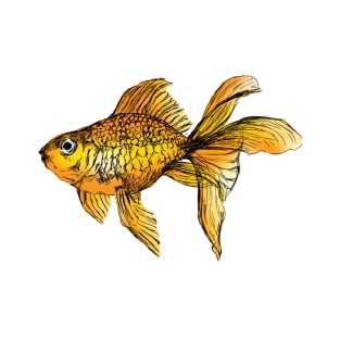 Goldfish Sketch T-Shirt