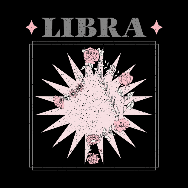 Floral Zodiac: Astrology Sign Libra by fallingspaceship