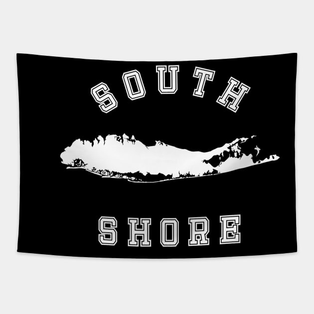 South Shore Block (Dark Colors) Tapestry by Proud Town Tees