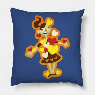 Heart Girl Pillow