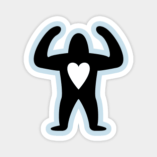 Mighty Workout Print Magnet