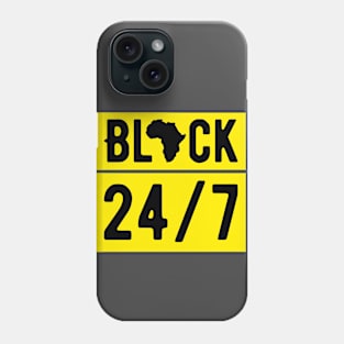 Black24/7 Phone Case